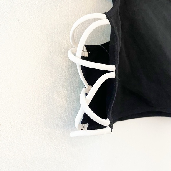 FREE PEOPLE Intimately Black Lace Up Side Bralette NWOT XS/Small - Picture 4 of 5